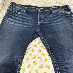 SILVER AIKO BOOTCUT SUPER STRETCH JEANS 24W